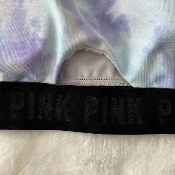 Victoria’s Secret PINK tie dye cut out ultimate lightly lined sports bra - Picture 3 of 6